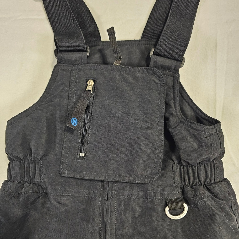 Slalom Toddler Snow Bibs Overalls Pants Black Small‎ Insulated Ski Snowboard